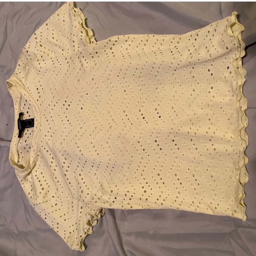 Sheer crop top